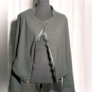Anthropologie Elevenses Black Suit Jacket- Medium
